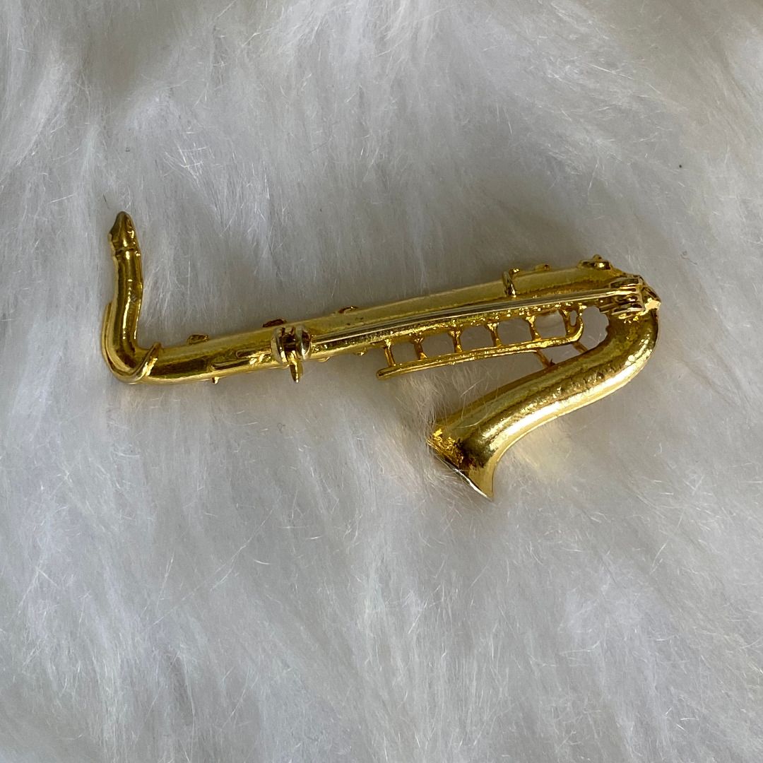 PEILINZE Broche Saxophone Vintage, Broche Saxophone Femme
