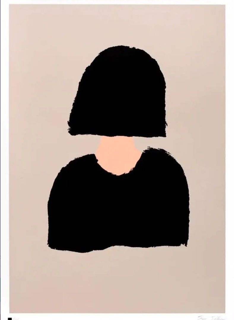 Jean Jullien / 限量100 親筆簽名art print 版畫, 興趣及遊戲, 手作