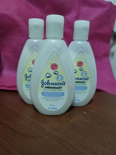 3pcs Original Johnson's cotton touch face and body lotion 50ml