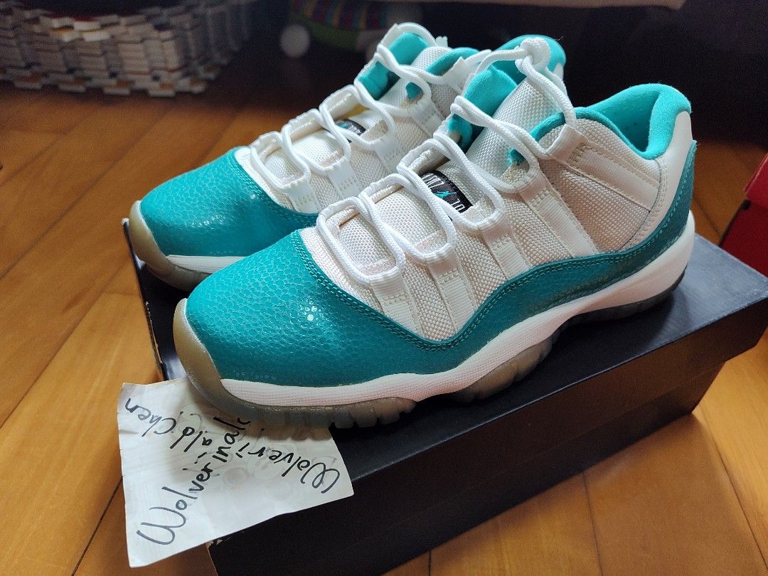 Jordan 11 low Tiffany blue 5.5Y Carousell