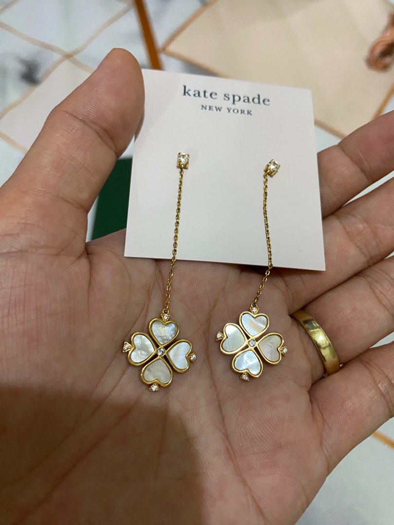 Kate spade legacy online logo earrings