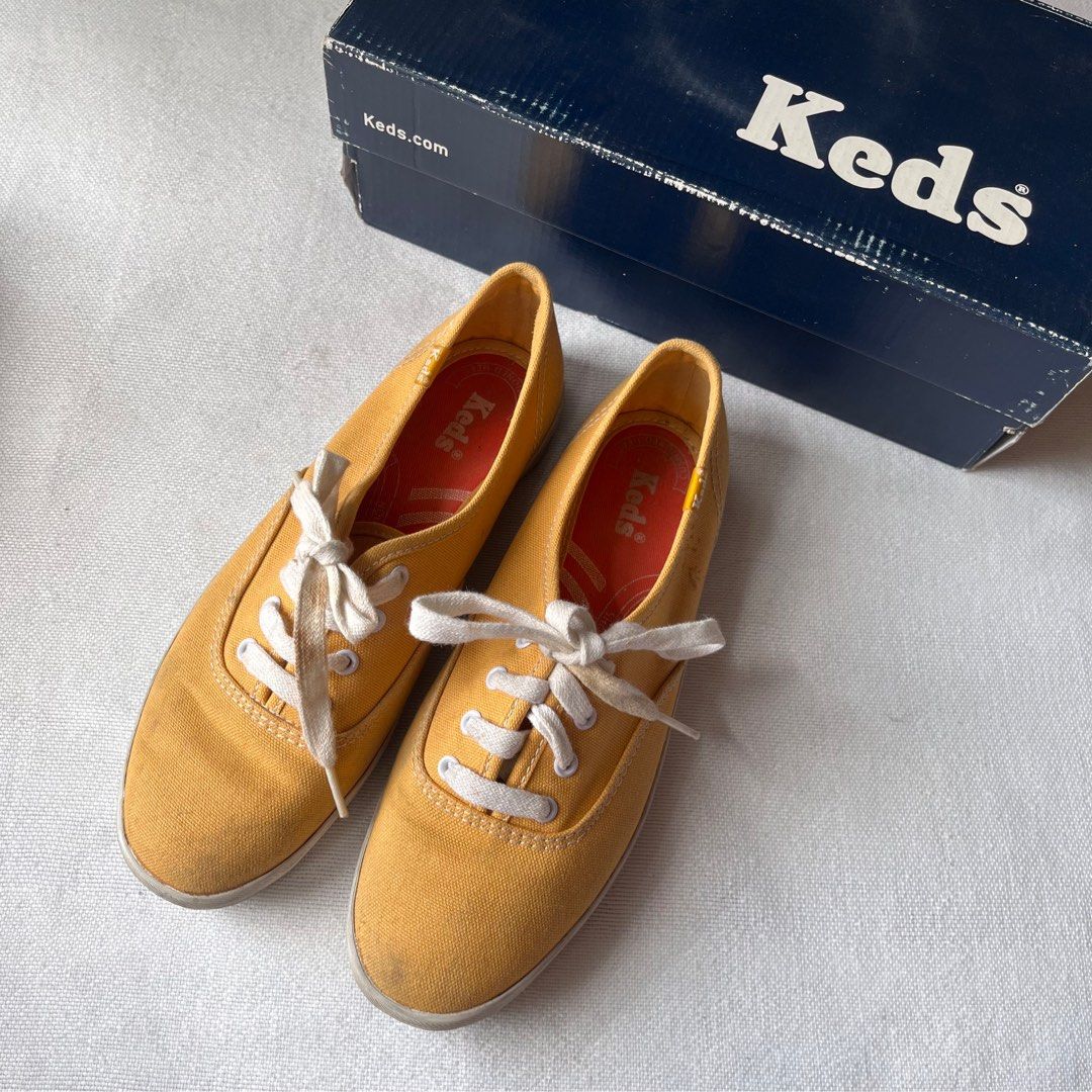 Keds Mustard Sneakers Women s Fashion Footwear Sneakers on Carousell