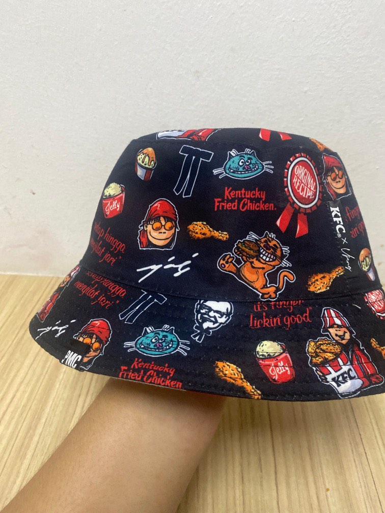 Kfc bucket hat x ujang, Men's Fashion, Watches & Accessories, Cap
