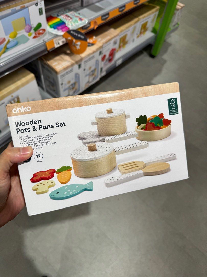 Kmart Wooden Toys, Hobbies & Toys, Toys & Games on Carousell