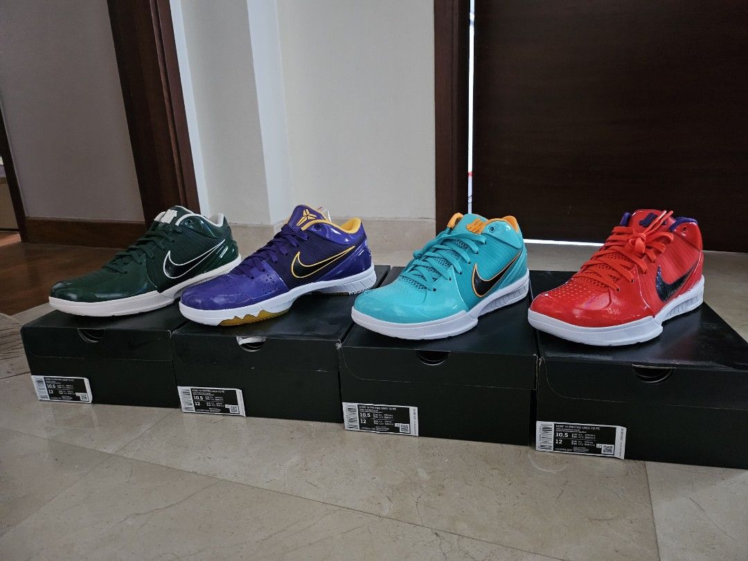 Kobe 4 undefeated nike pack us10.5
