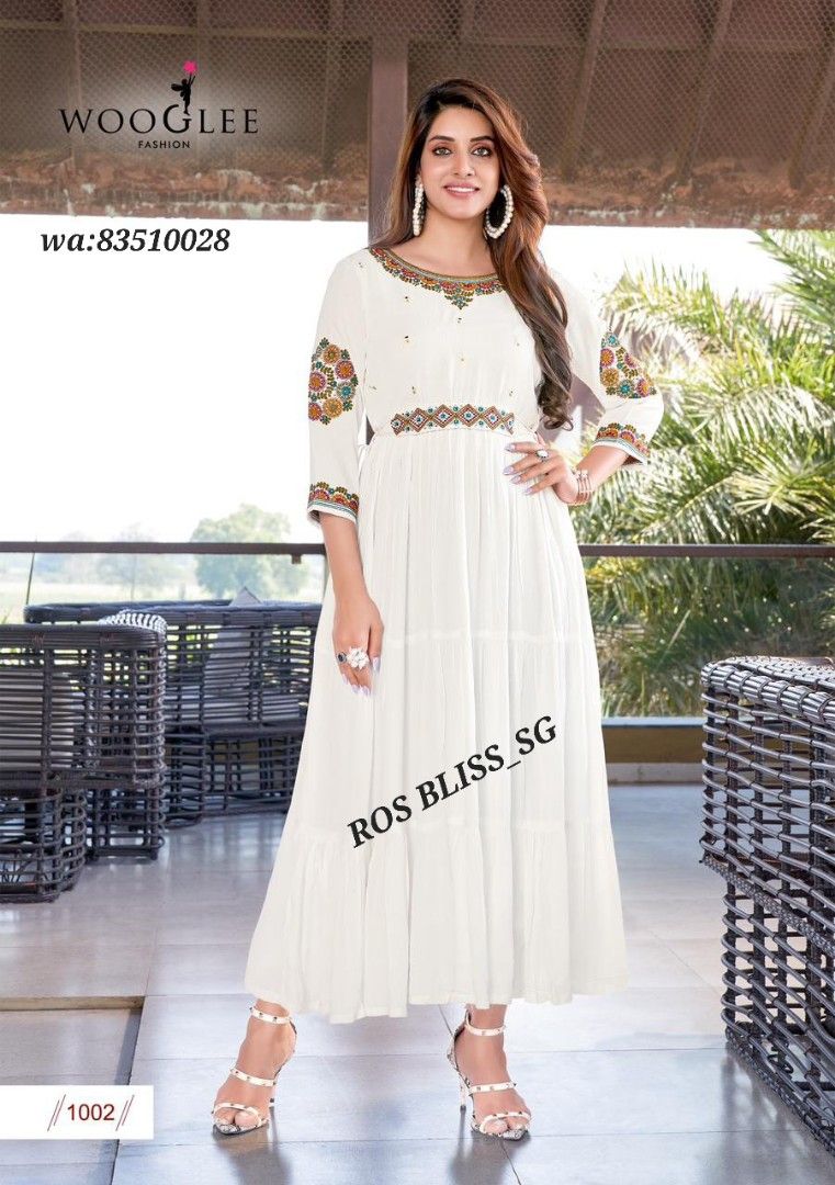 Kurti gowns Women s Fashion Dresses Sets Traditional Ethnic