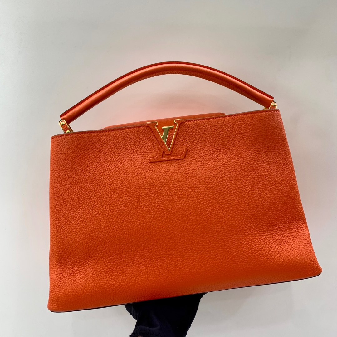 Louis Vuitton Capucines in Ostrich Leather, Luxury, Bags & Wallets on  Carousell