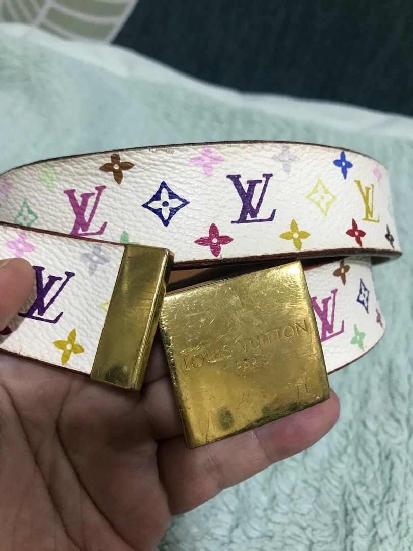 louis vuitton multicolor belt
