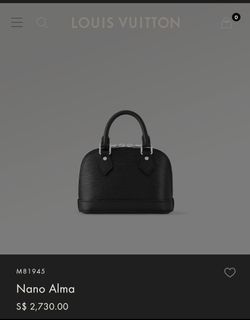 Louis Vuitton M81266 Nano Noé , Beige, One Size
