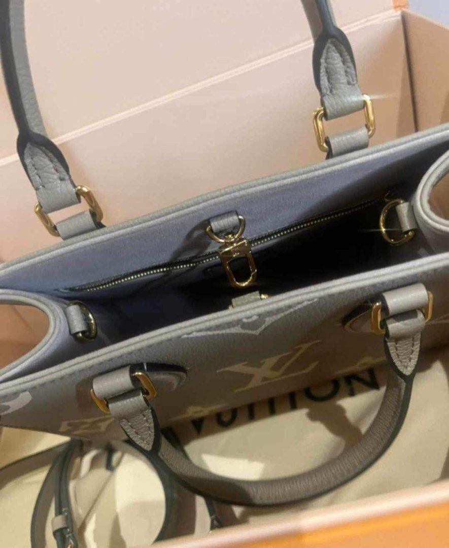 Louis Vuitton On The Go MM Size / Louis Vuitton on the go PM Size 💖,  Luxury, Bags & Wallets on Carousell