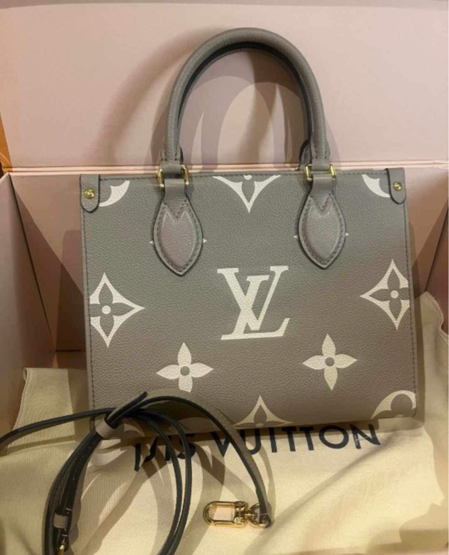 Original LV OTG PM Bicolor Monogram Empreinte Leather, Luxury, Bags &  Wallets on Carousell