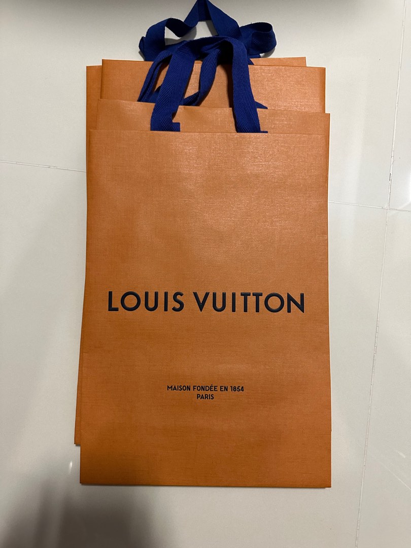 Authentic Louis Vuitton LV Paper Bag DIY Portrait, Luxury, Accessories on  Carousell