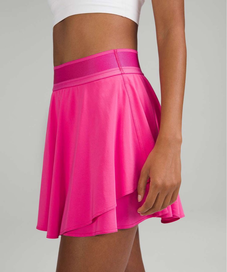 New Lululemon sonic pink Pace Rival tennis Skirt 6 long - Athletic apparel
