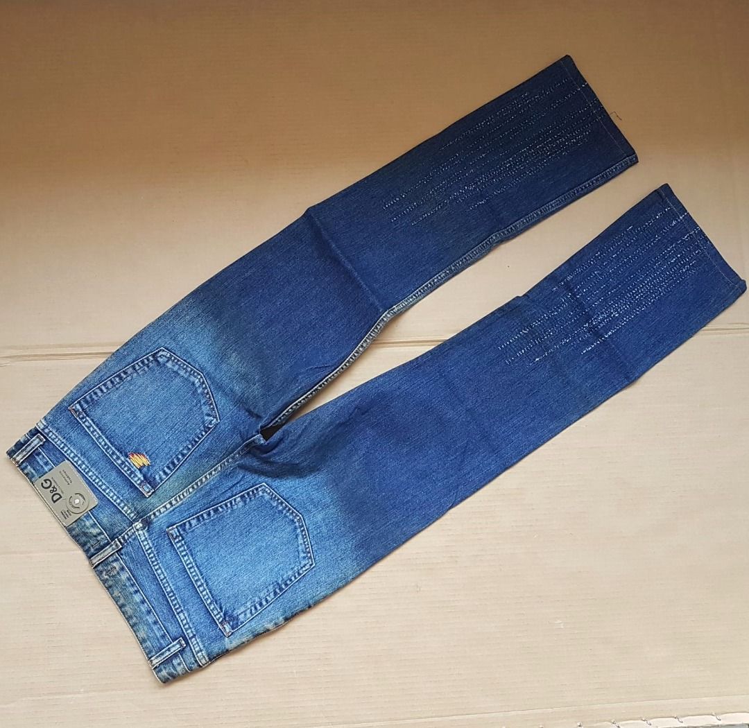 Luxury Dolce & Gabbana Designer Jeans, Size 30, Made in ITALY, D&G 2Tone Denim, Original, Cult