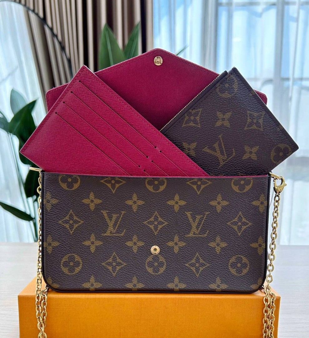 Jual louis vuitton felicie pochette monogram 2020 no pouch VGC