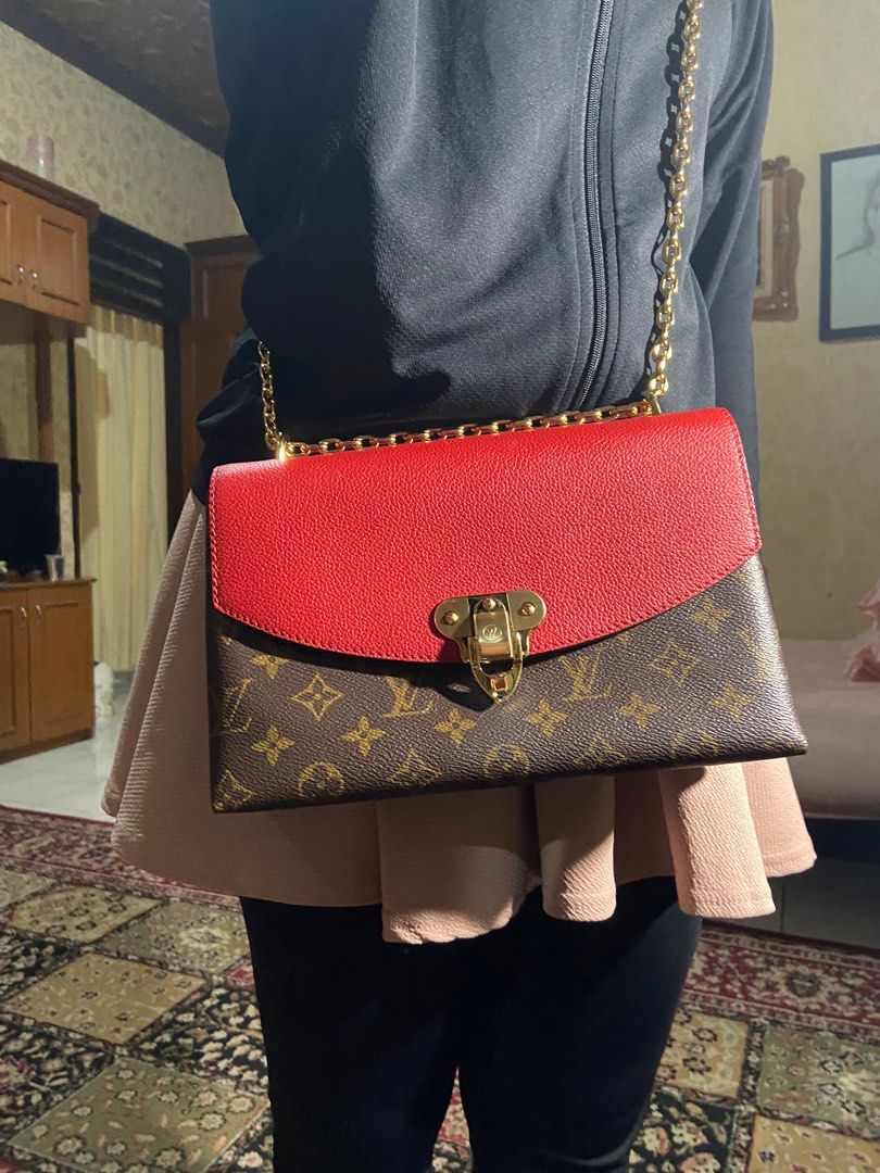 Louis Vuitton Saint Placide Red Cerise Shoulder Bag