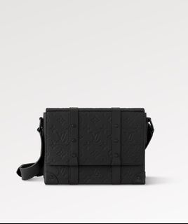 Trunk Messenger Bag Monogram Taurillon Leather LG - G90 - Bags