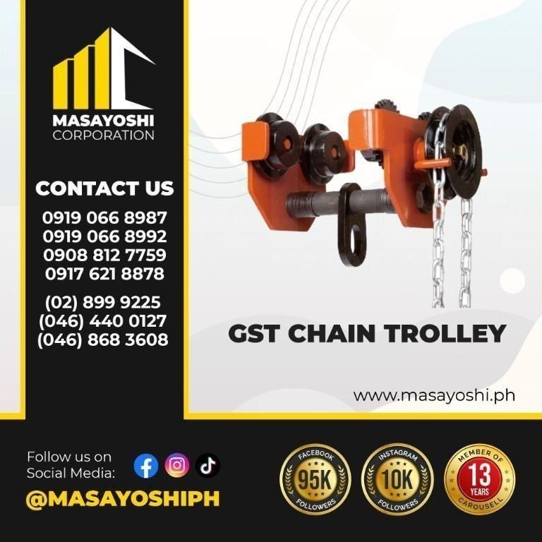 Manual Trolley GST Manual Trolley Lifting Equipment, Commercial