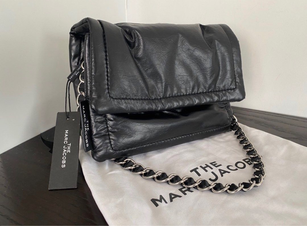 MARC JACOBS Pillow Bag Black Barang Mewah Tas Dompet di Carousell