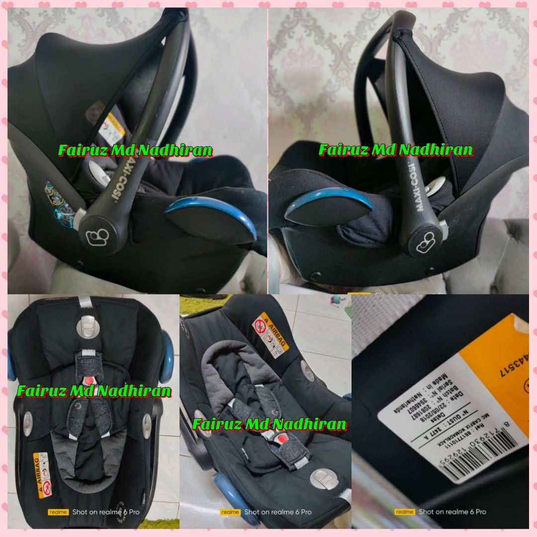 Maxicosi Cabriofix Infant Carrier Carseat Babies Kids Going