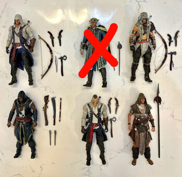 Assassin's creed 2024 figurines
