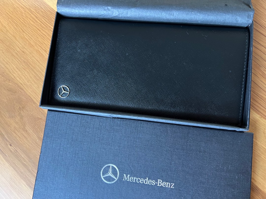 Mercedes Long Leather Wallet, Men's Fashion, Watches & Accessories ...