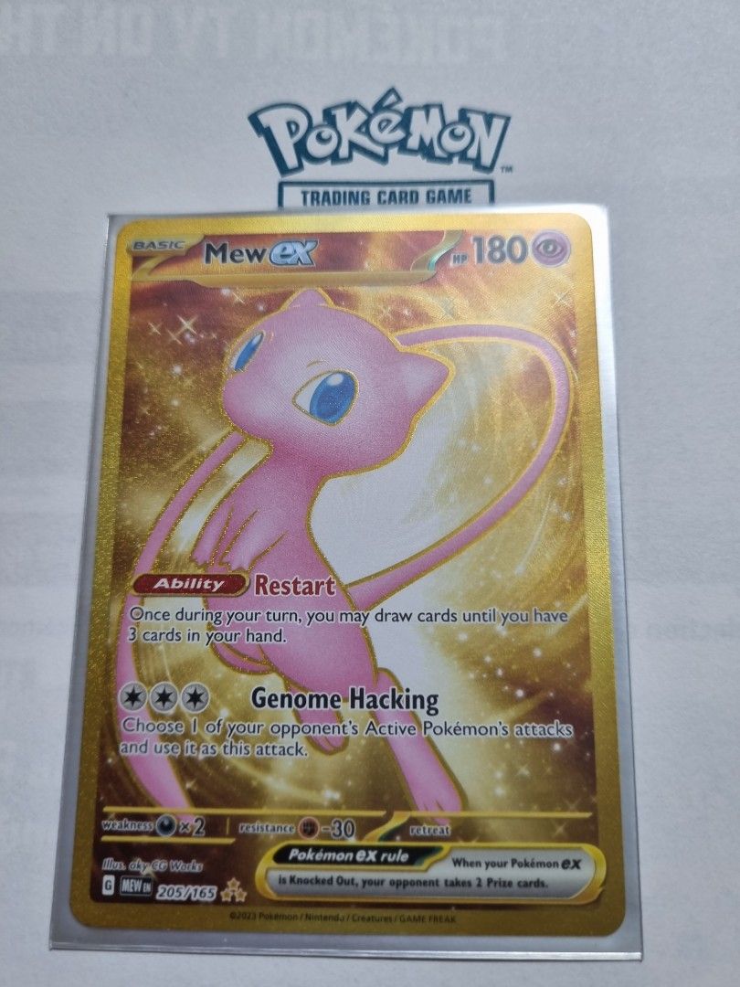 mew ex pokemon card gold Pokmon TCG Scarlet & Violet 151 PSA 10]Mew ex UR[SV2a 208/165](Enhanced