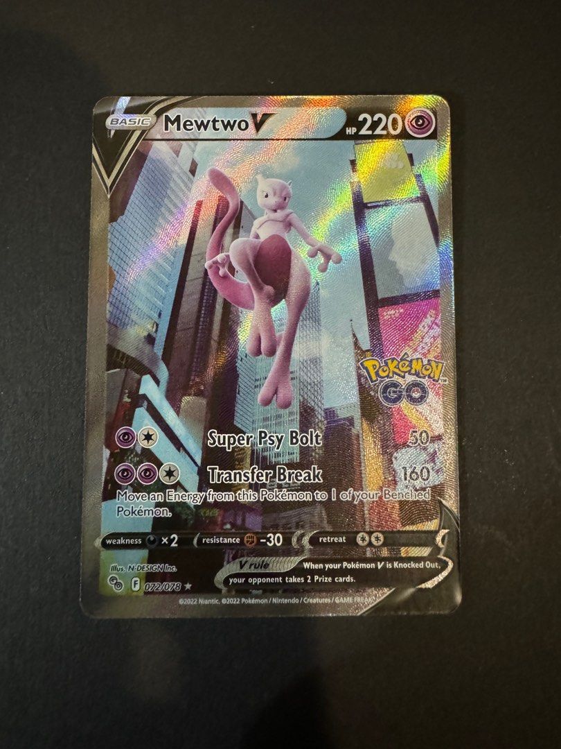 pokemon 151 most expensive card Pokémon TCG: Pokémon GO V Battle Deck—Mewtwo vs. Melmetal – Eclipse Cards main image 1