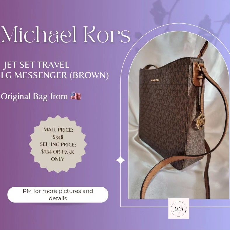 Jet set travel sales messenger michael kors