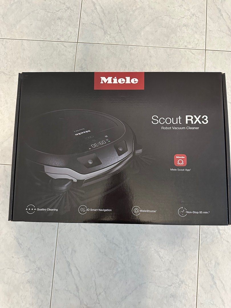 MIELE ROBOT VACUUM CLEANER (Scout RX3), TV & Home Appliances, Vacuum