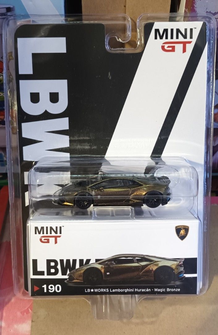Minigt Mini GT 1:64 NO.190 LBWK LAMBORGHINI HURACÁN AGIC BRONZE