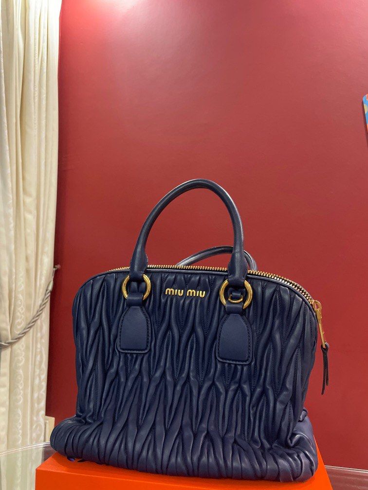 Miu Miu Matelasse Leather Handbag Luxury Bags Wallets on Carousell