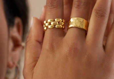 Monica Vinader heirloom women chain ring