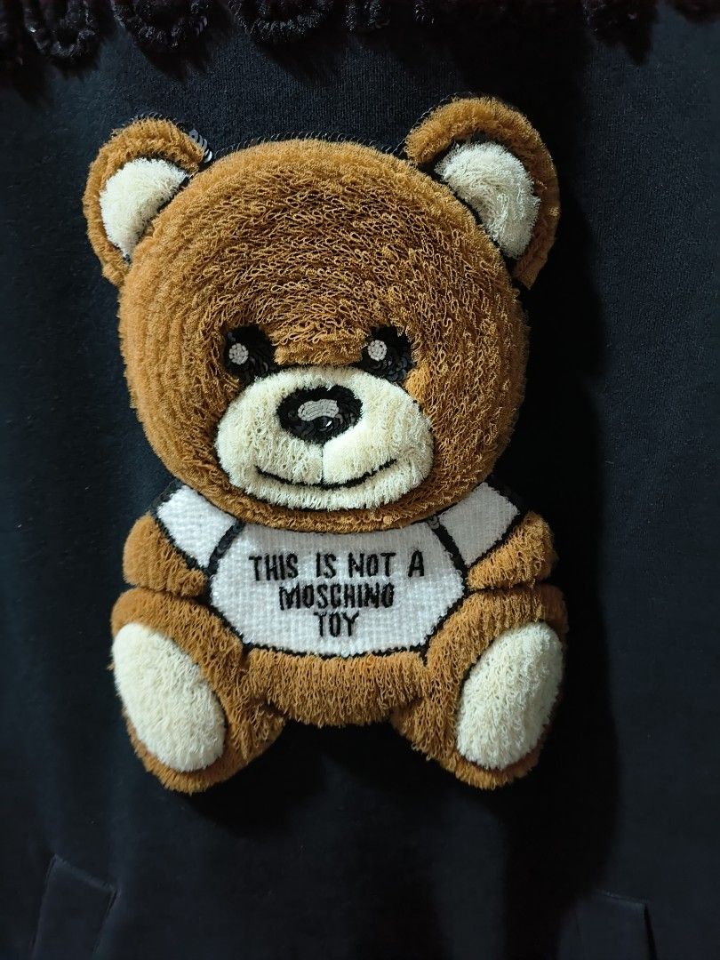 Moschino couture teddy bear