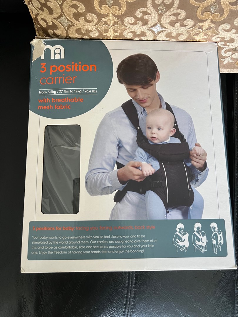 Mothercare 3 position carrier, Babies & Kids, Going Out, Carriers