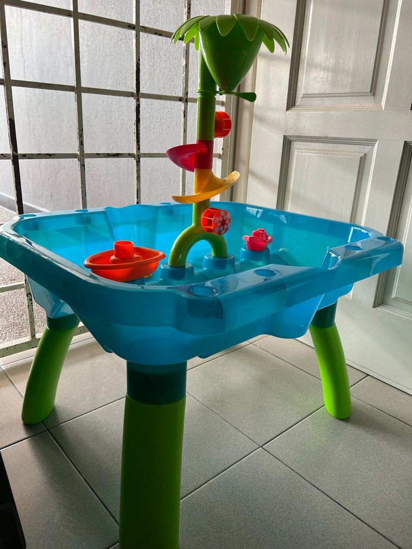 Wooden activity top table mothercare