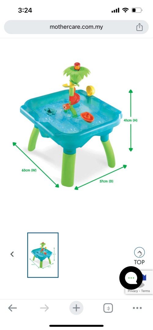 Mothercare Water Play table Hobbies Toys Toys Games on Carousell