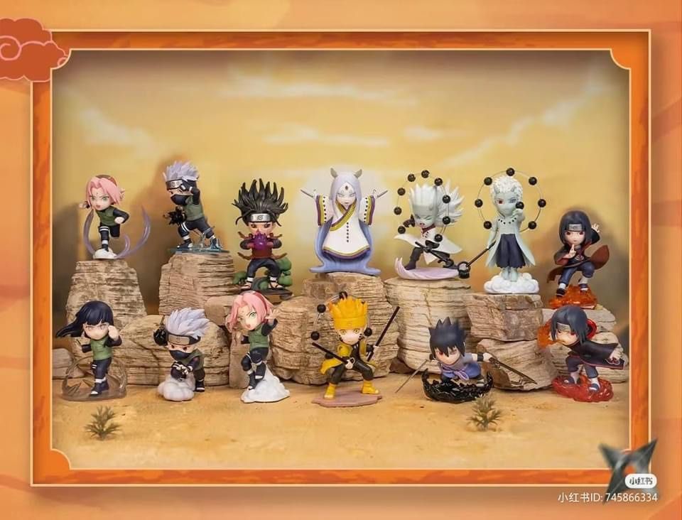 Naruto popmart figure new release ! (Box of 12 sealed), Toys