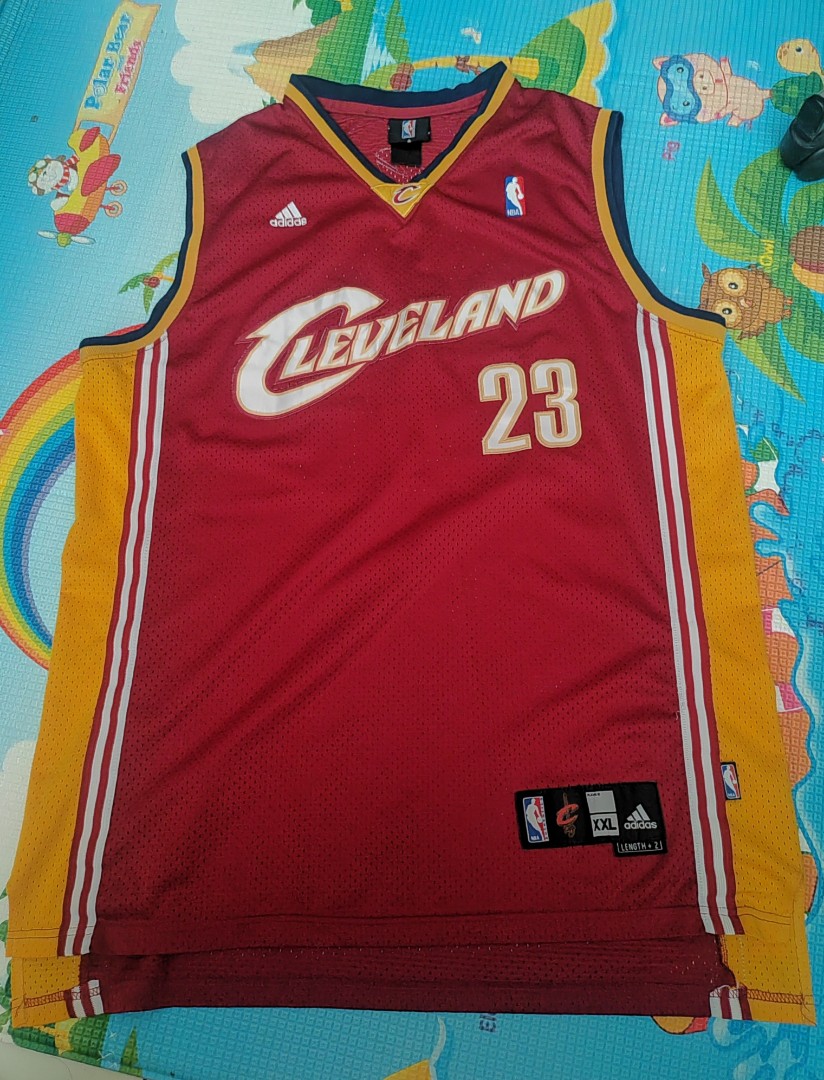Adidas Cleveland Cavaliers Sleeve Baby Jersey Size 18 Months
