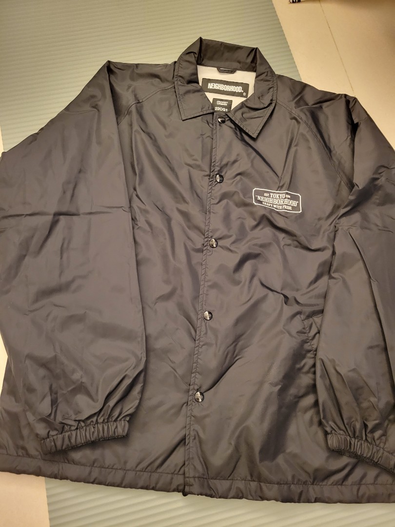 NEIGHBORHOOD WINDBREAKER JACKET BLACK XL, 男裝, 外套及戶外衣服