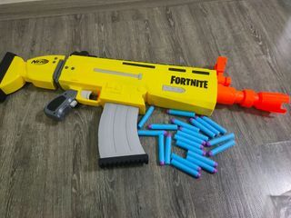  Nerf Fortnite Legendary TAC Blaster, Yellow Glow Wrap