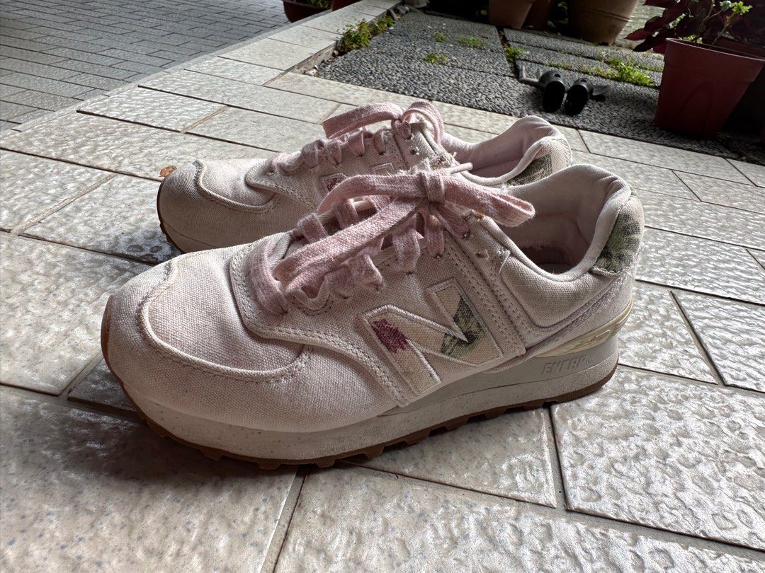 New balance 574 faded sale rose