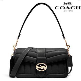 Ready stock original Coach 36658 women shoulder totes bag in khaki, Luxury,  Bags & Wallets on Carousell