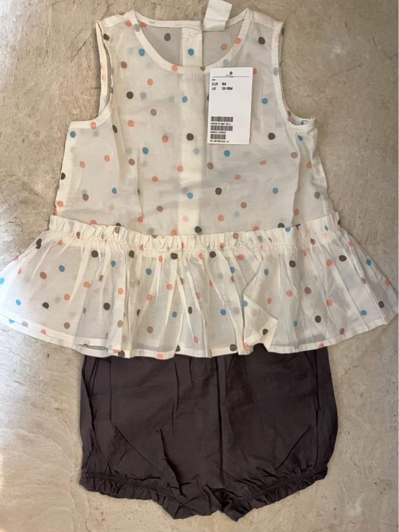 New H&M baby girl set 1218 months, Babies & Kids, Babies & Kids