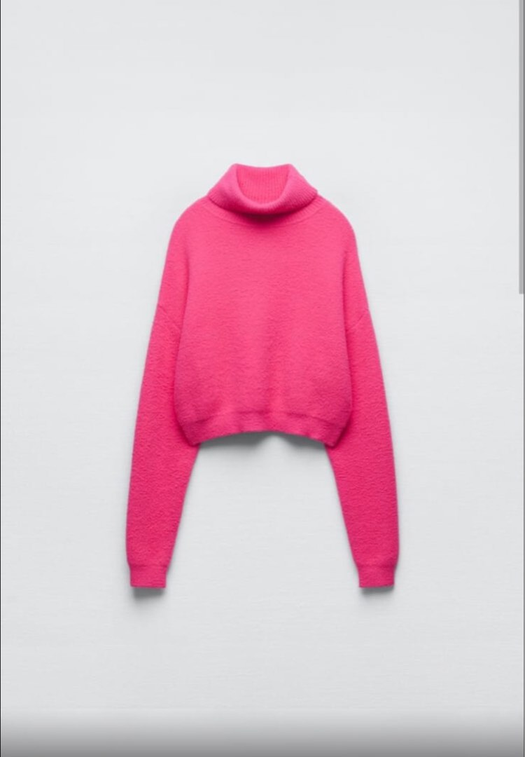 NEW Zara sweater knit, Fesyen Wanita, Pakaian Wanita, Atasan di Carousell