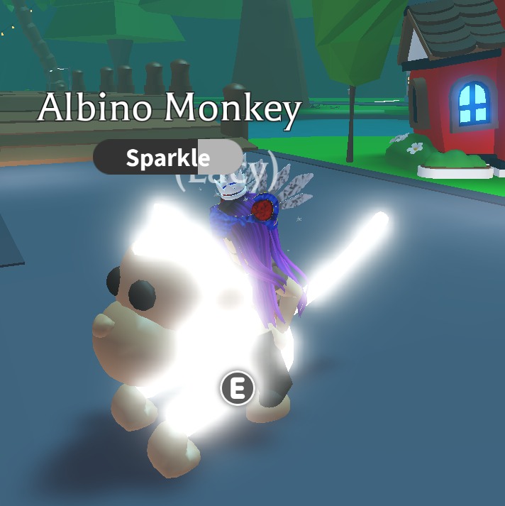 🔥NFR Albino monkey🔥 (Adopt me pets), Video Gaming, Gaming Accessories