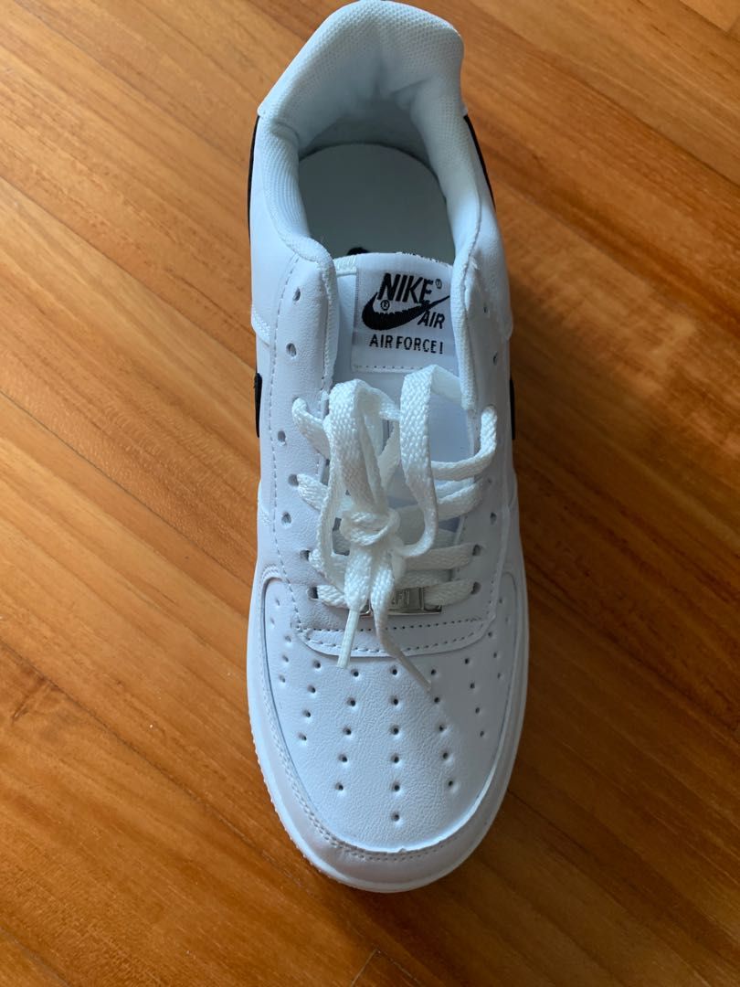 Nike air force discount white black tick