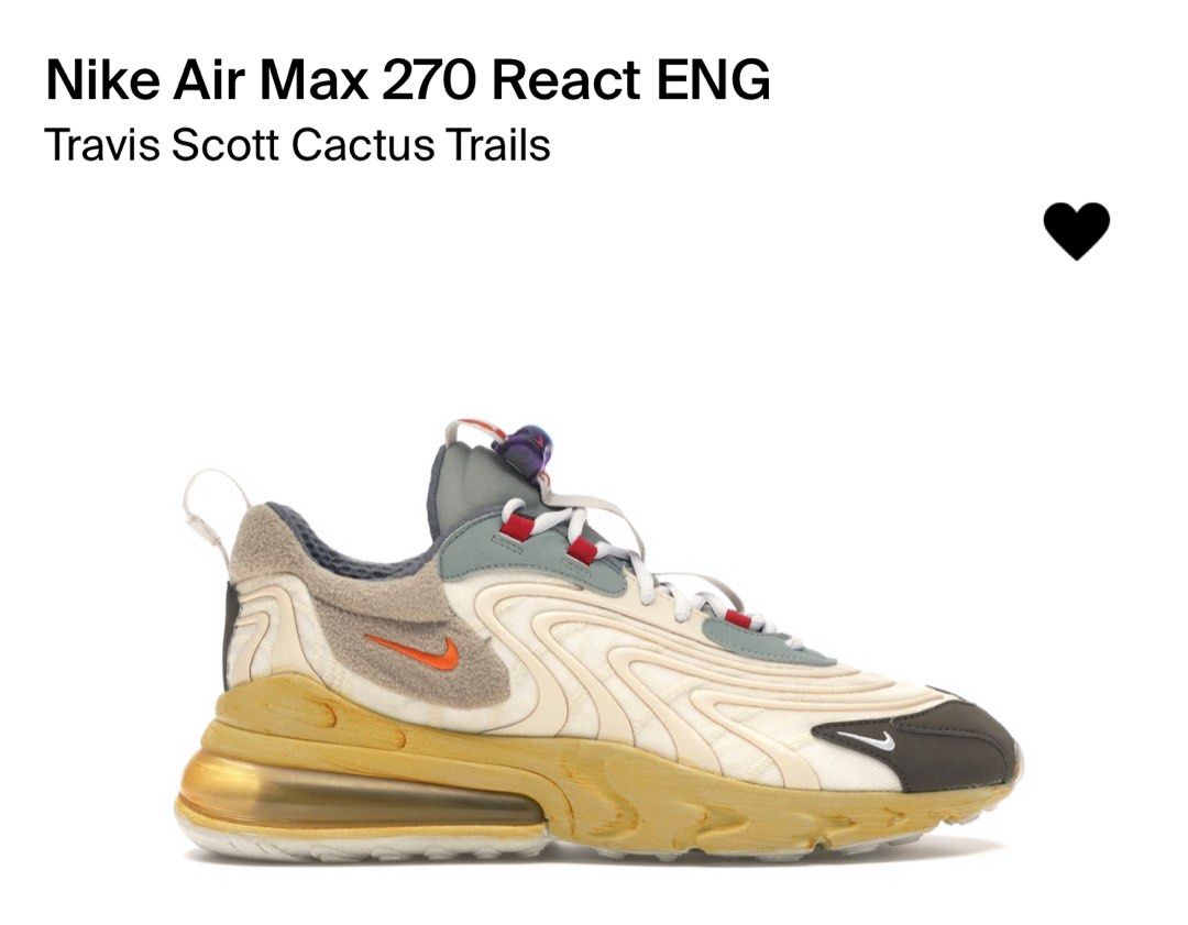 Travis x nike shop air max 270 react