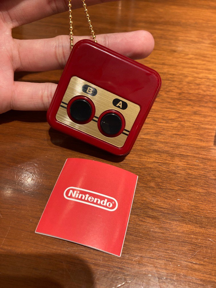 Nintendo Retro Console Button Keychain, Hobbies & Toys, Toys & Games on