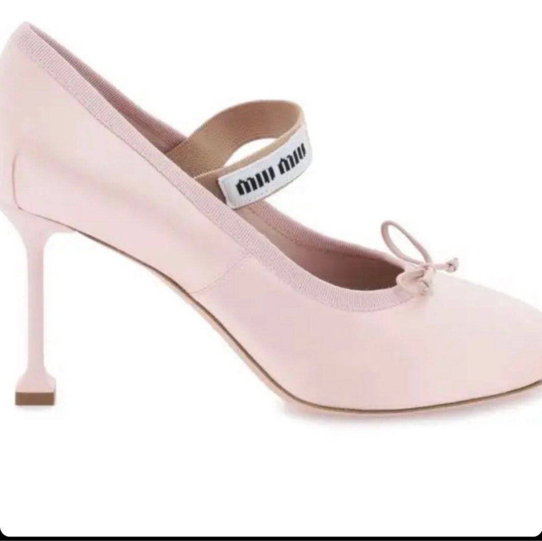 Miu Miu ballerina with heels , Men's Fashion, Footwear, Casual shoes on